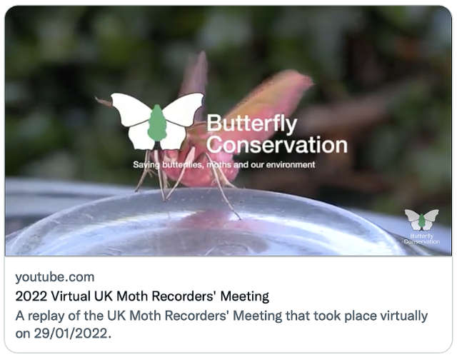 UK Moth Recorders Meeting 2022